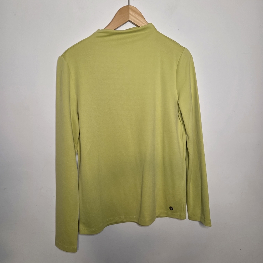 Rino & Pelle Long Sleeve Mock Neck Top Size M